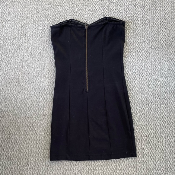 FREE PEOPLE STRAPLESS BEADED BLACK BODYCON DRESS. SIZE SMALL 🖤 - Picture 3 of 5